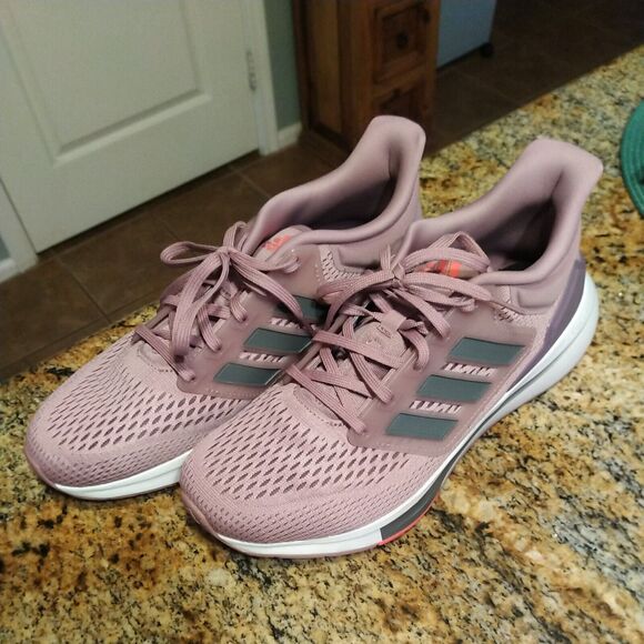 Shoes Training Running Women Adidas EQ21 Run GZ4075 Pink 9.5 - Picture 1 of 12